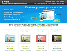 Tablet Screenshot of e-pack.fr